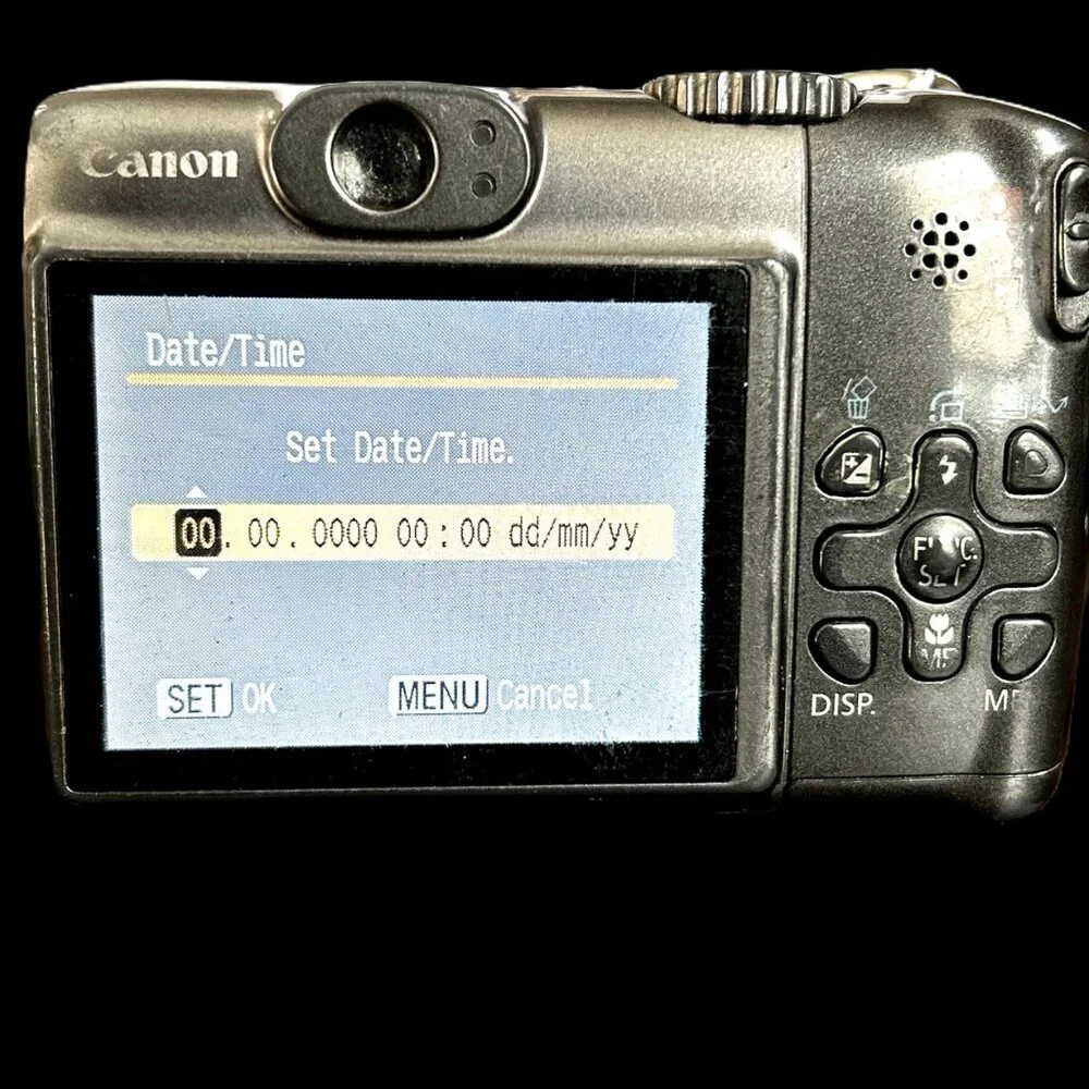 Canon PowerShot A590 IS 8MP Digital Camera 4x Zoom Tested Works Y2K Digicam